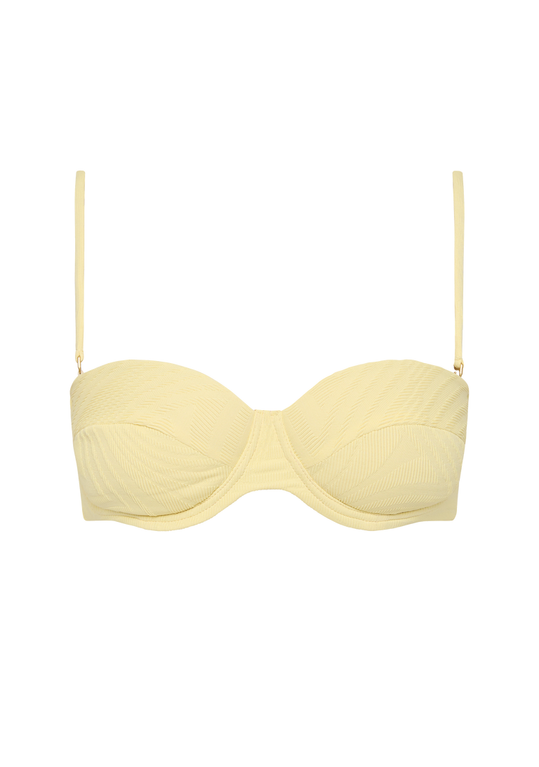 Rodney Padded Top | Anise Yellow