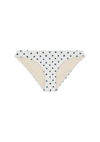 Rick James Bottom | 米白波点海军蓝